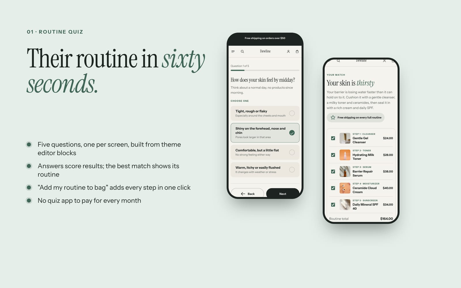 The routine quiz
